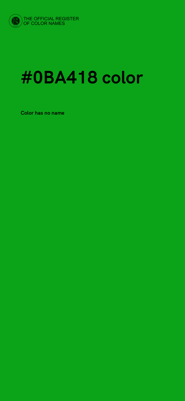 #0BA418 color image