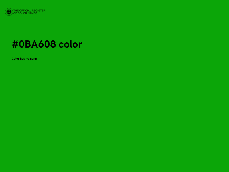 #0BA608 color image