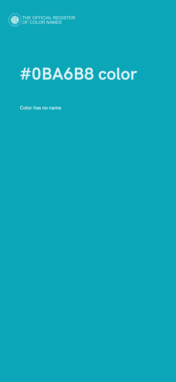 #0BA6B8 color image
