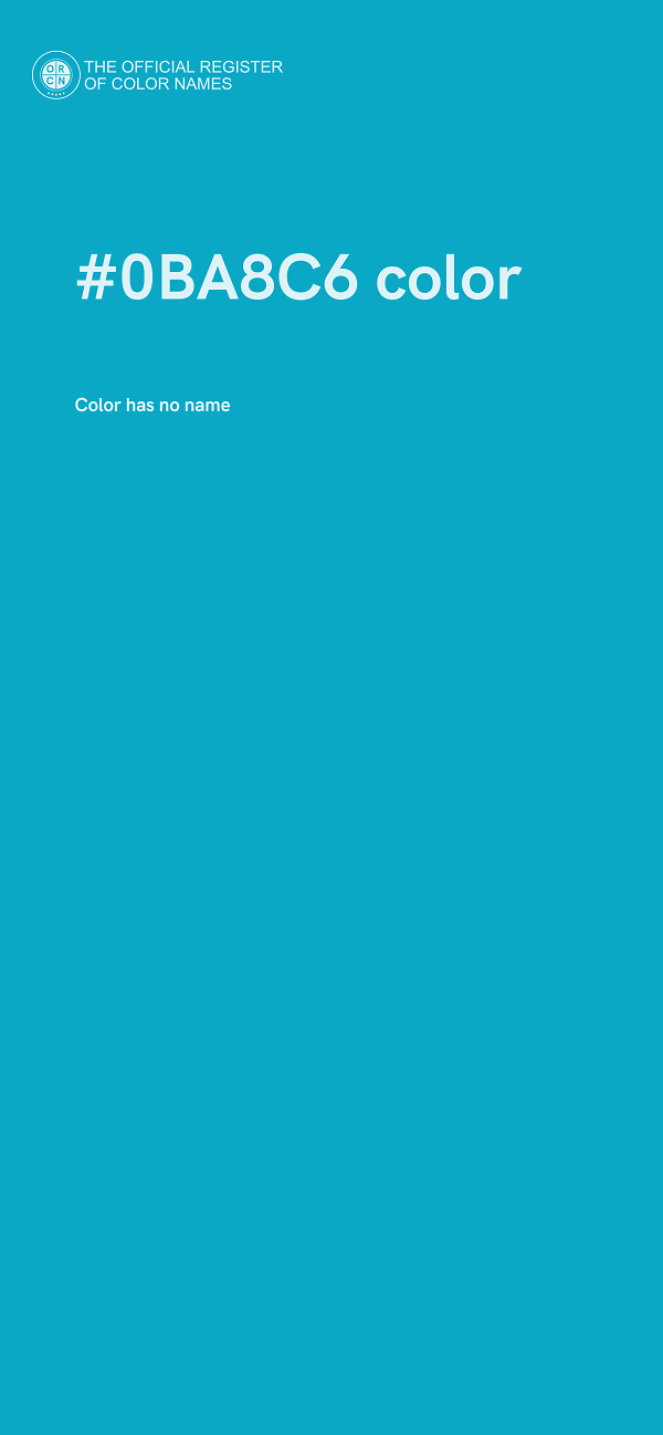 #0BA8C6 color image