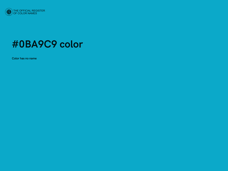 #0BA9C9 color image