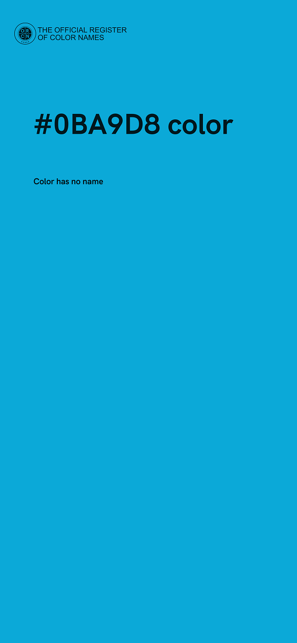 #0BA9D8 color image