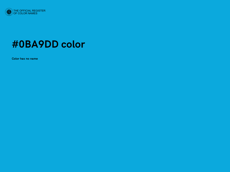 #0BA9DD color image