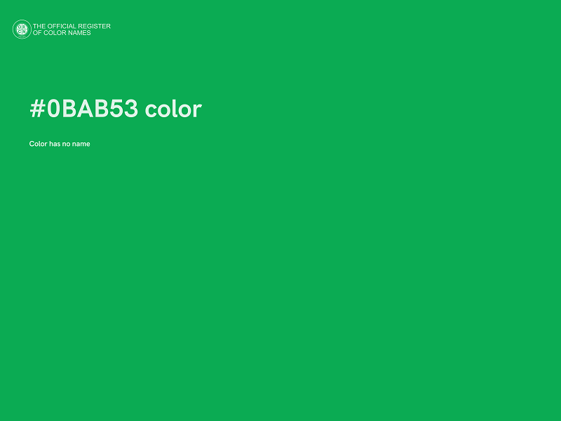 #0BAB53 color image