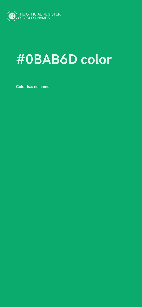 #0BAB6D color image