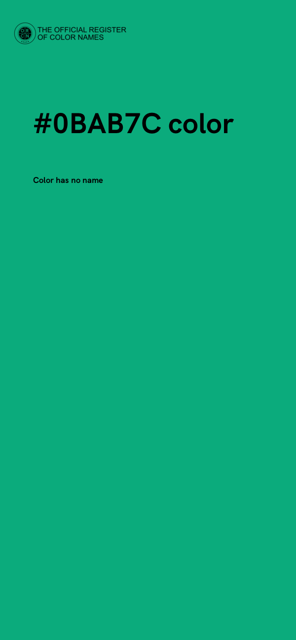 #0BAB7C color image