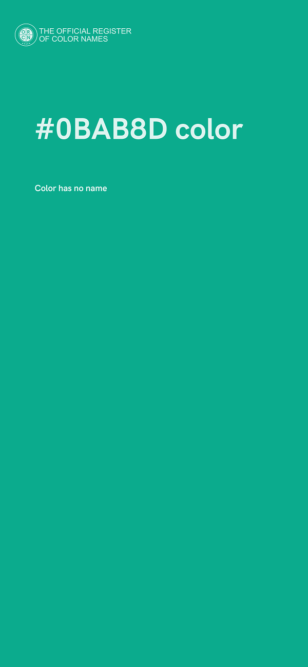 #0BAB8D color image