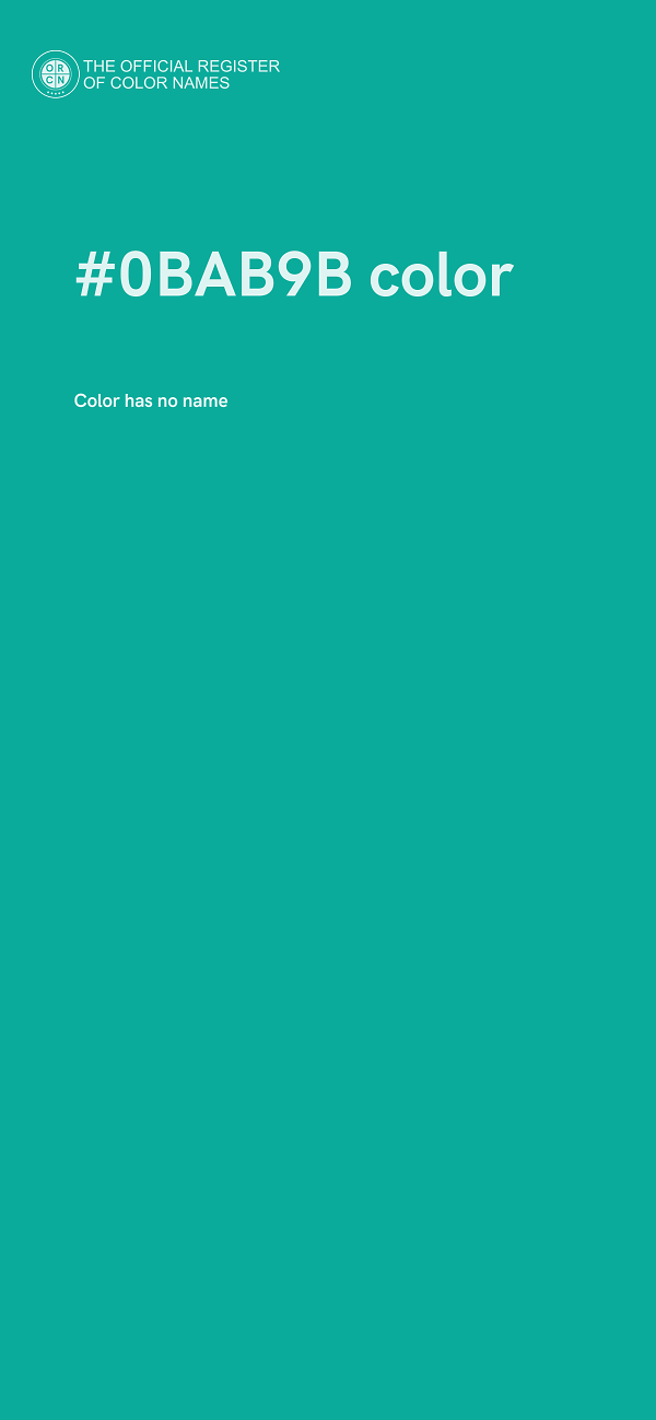 #0BAB9B color image