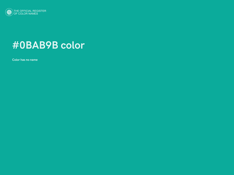 #0BAB9B color image