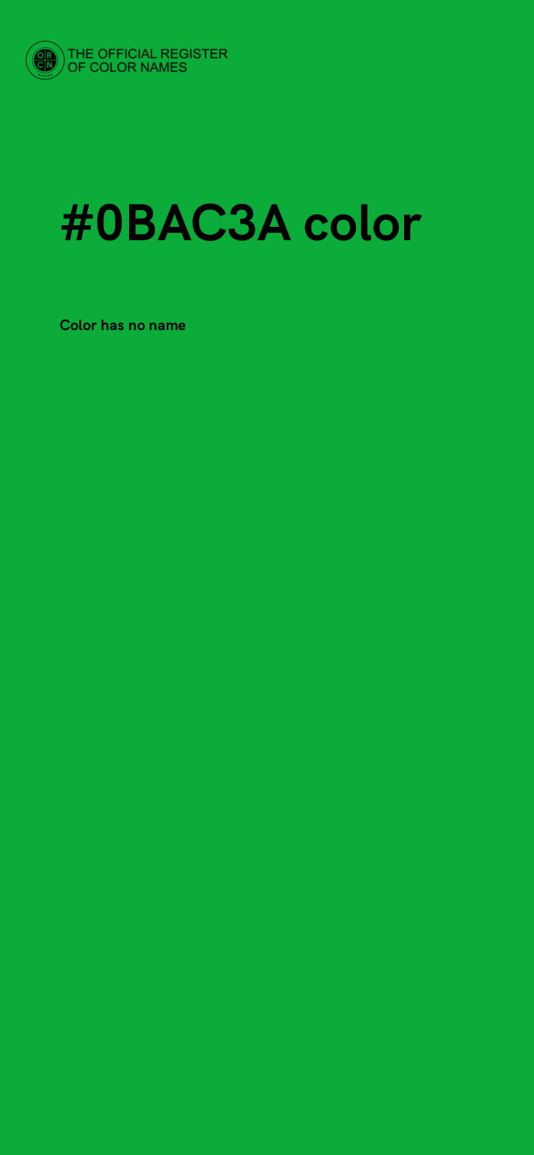 #0BAC3A color image