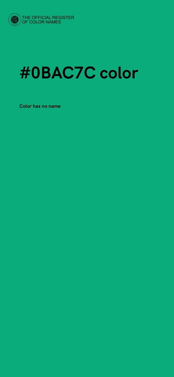 #0BAC7C color image