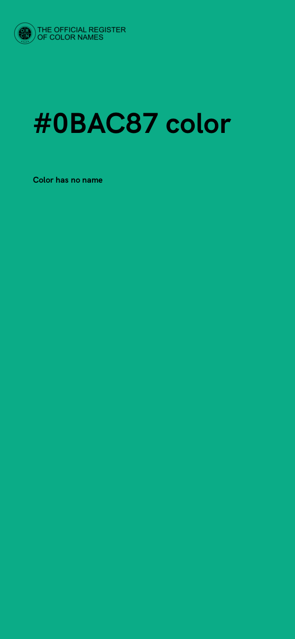 #0BAC87 color image