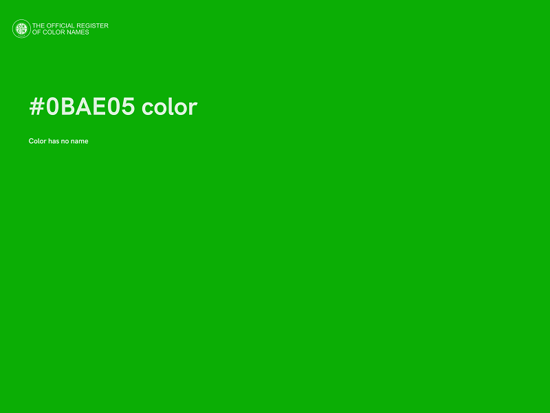 #0BAE05 color image