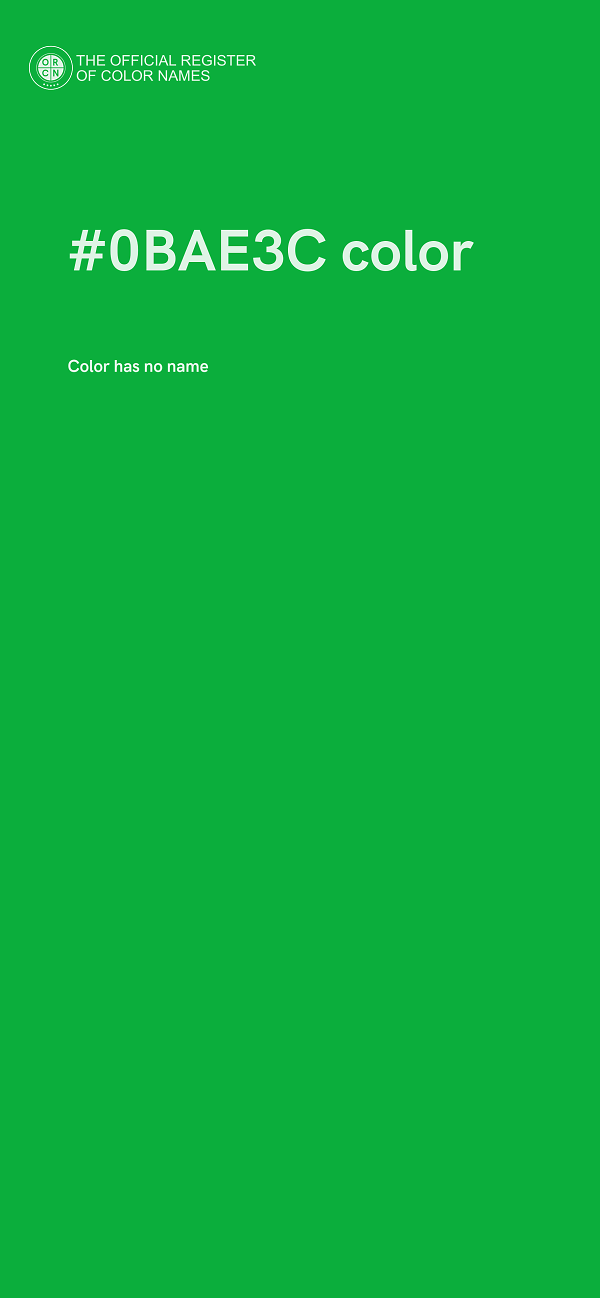 #0BAE3C color image