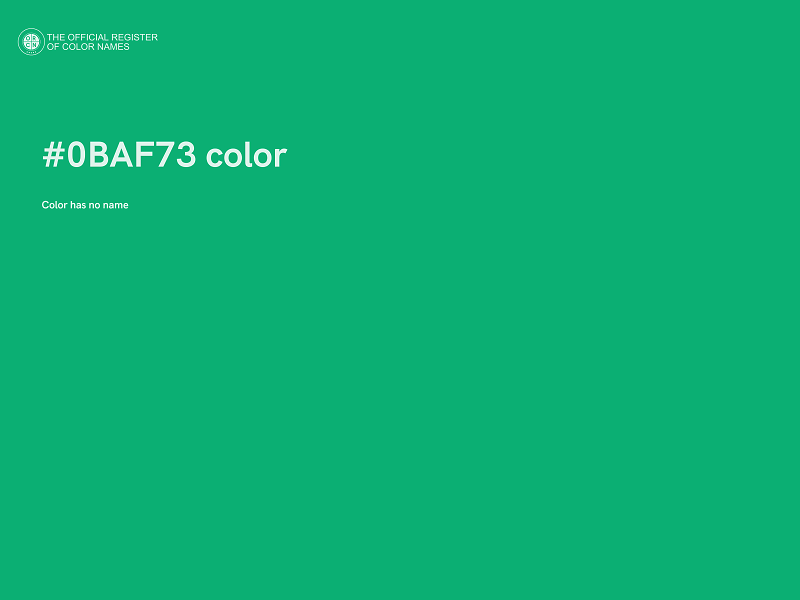 #0BAF73 color image