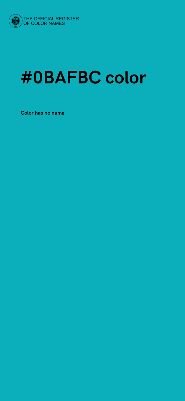 #0BAFBC color image