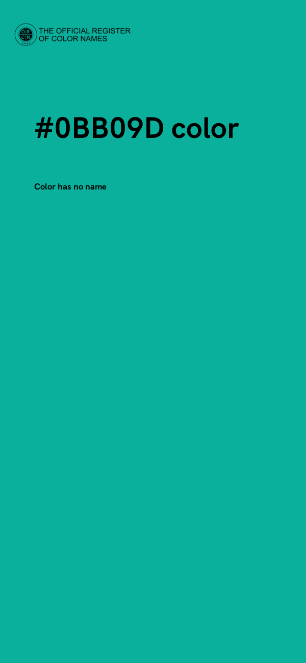 #0BB09D color image
