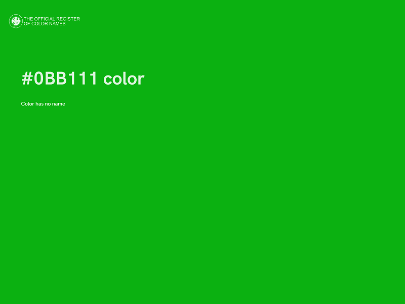 #0BB111 color image