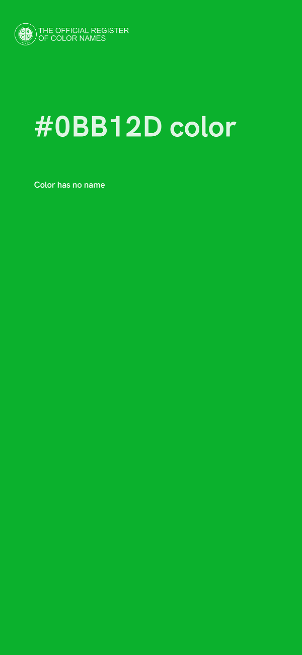 #0BB12D color image
