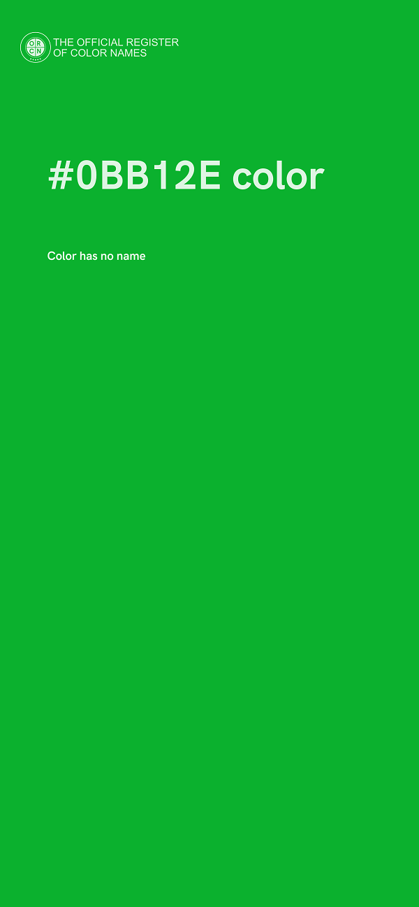 #0BB12E color image