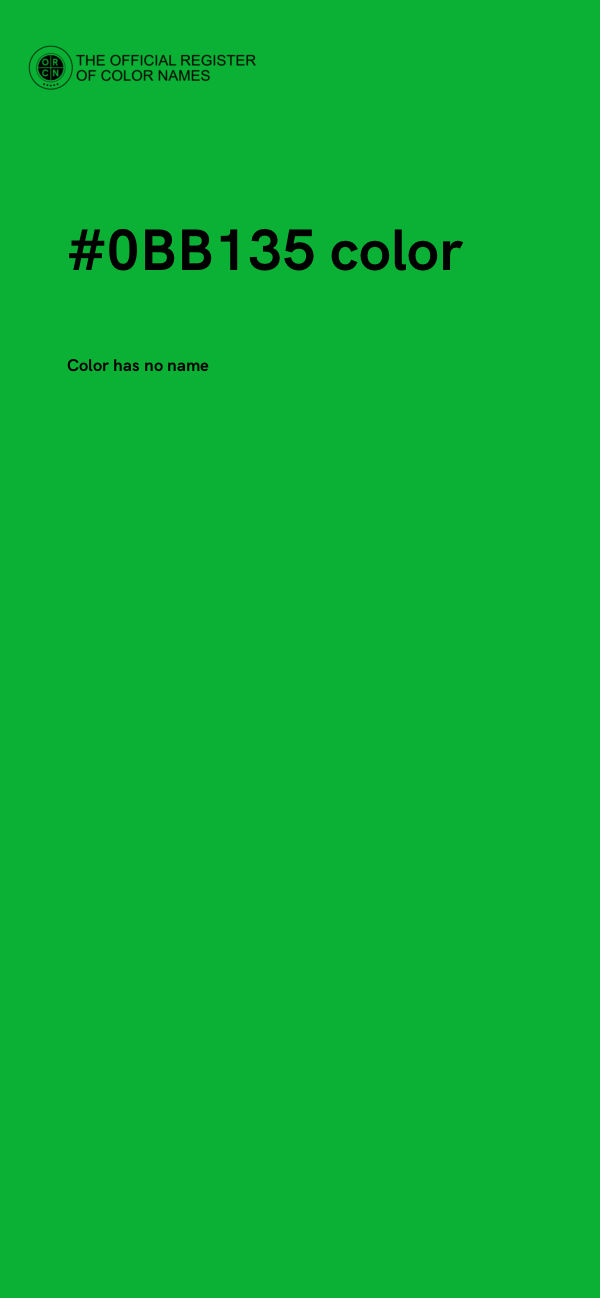 #0BB135 color image