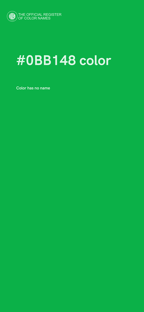 #0BB148 color image
