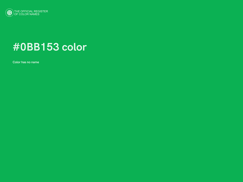 #0BB153 color image