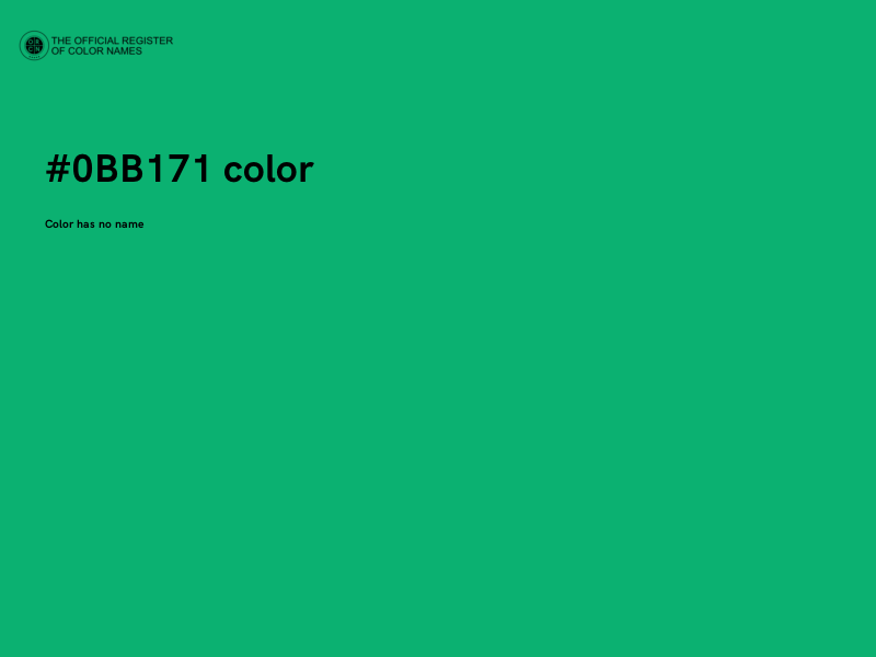 #0BB171 color image