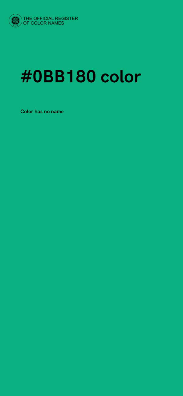 #0BB180 color image