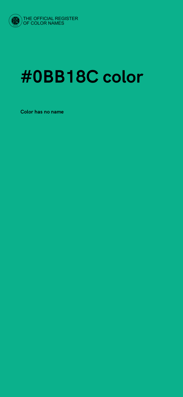 #0BB18C color image