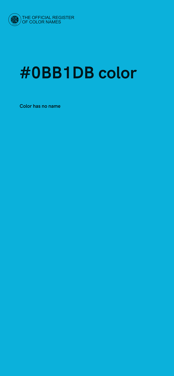 #0BB1DB color image