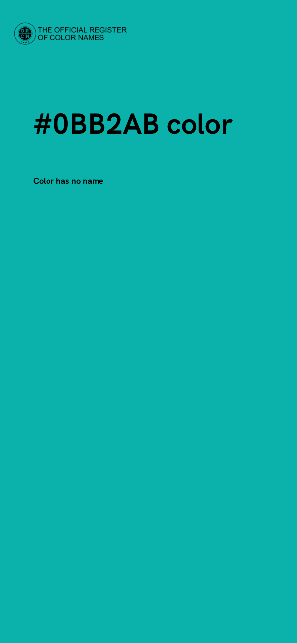 #0BB2AB color image