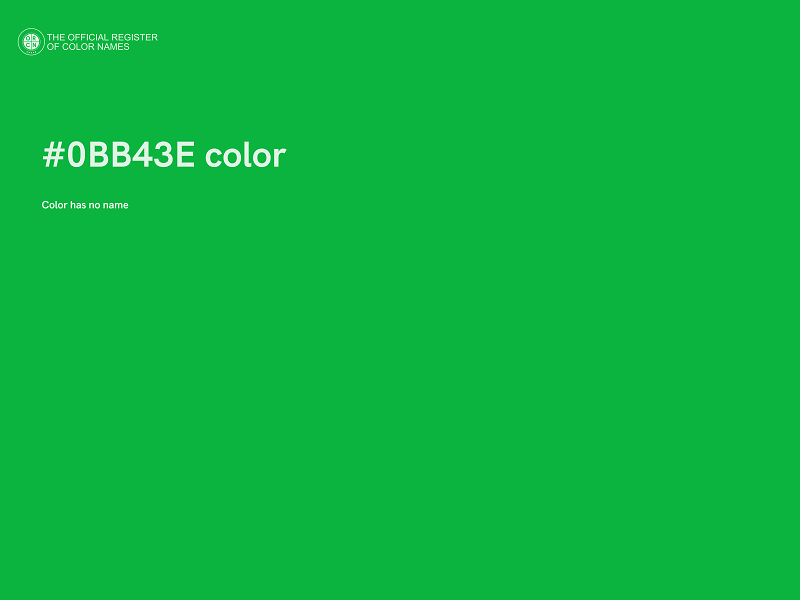 #0BB43E color image