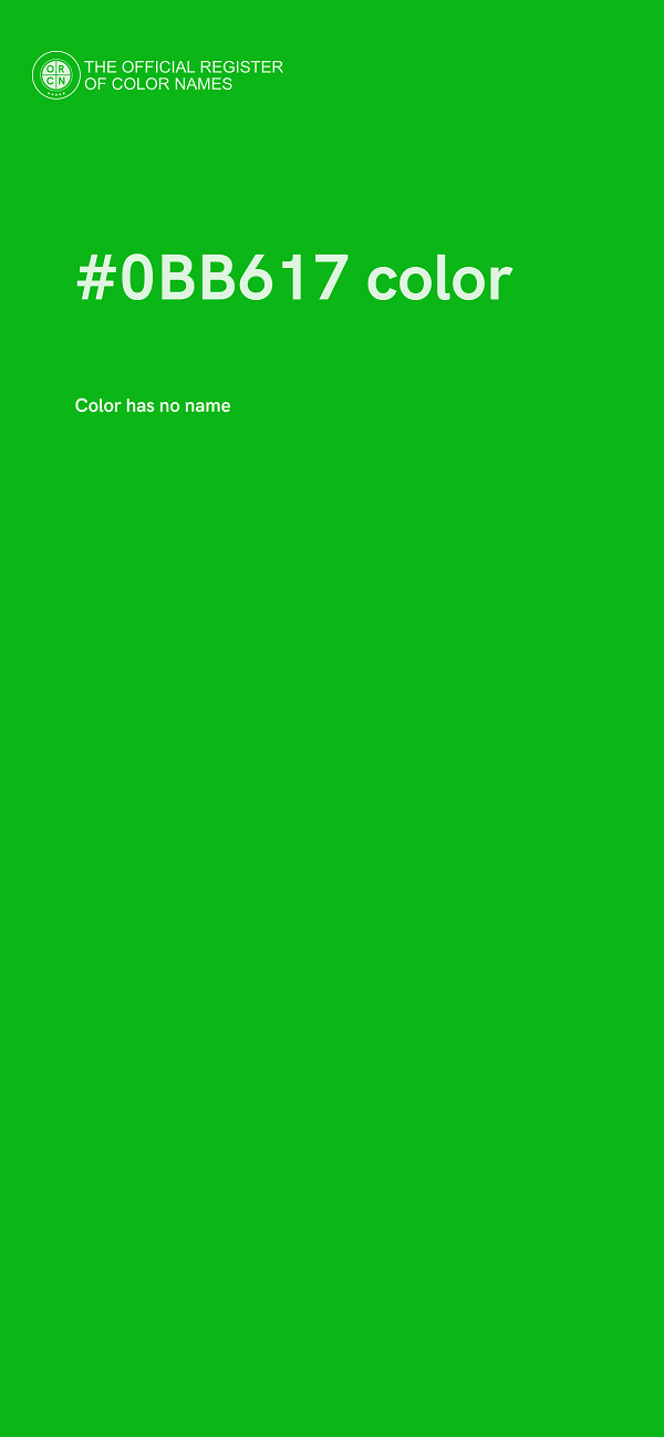 #0BB617 color image