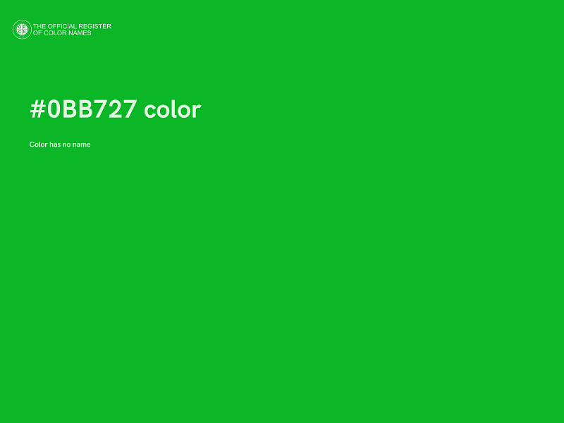 #0BB727 color image