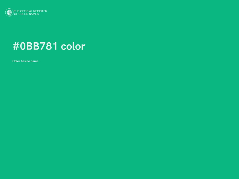 #0BB781 color image