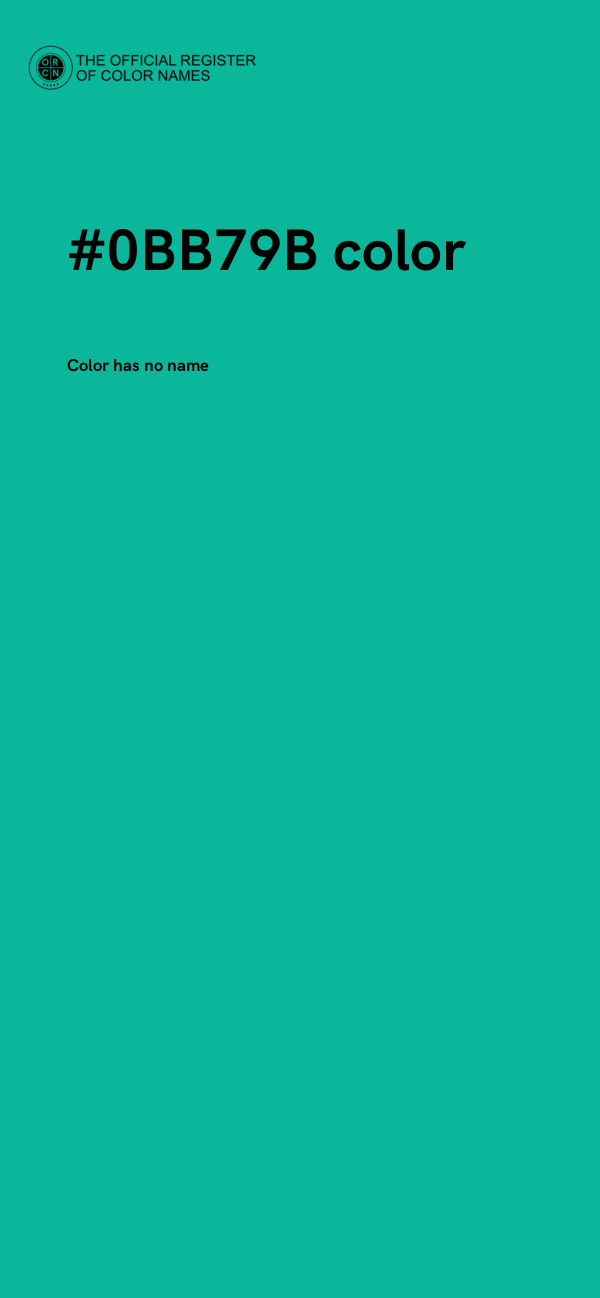 #0BB79B color image