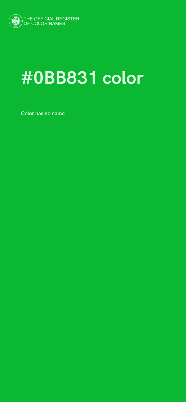 #0BB831 color image