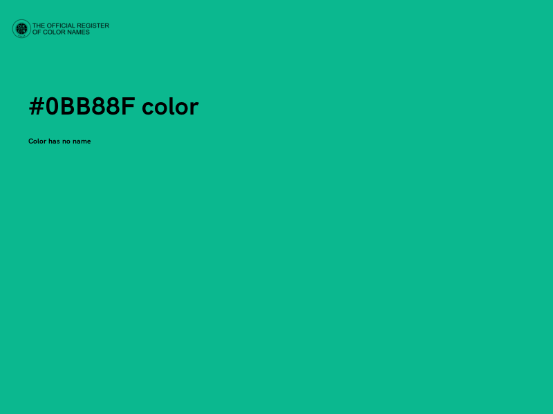 #0BB88F color image