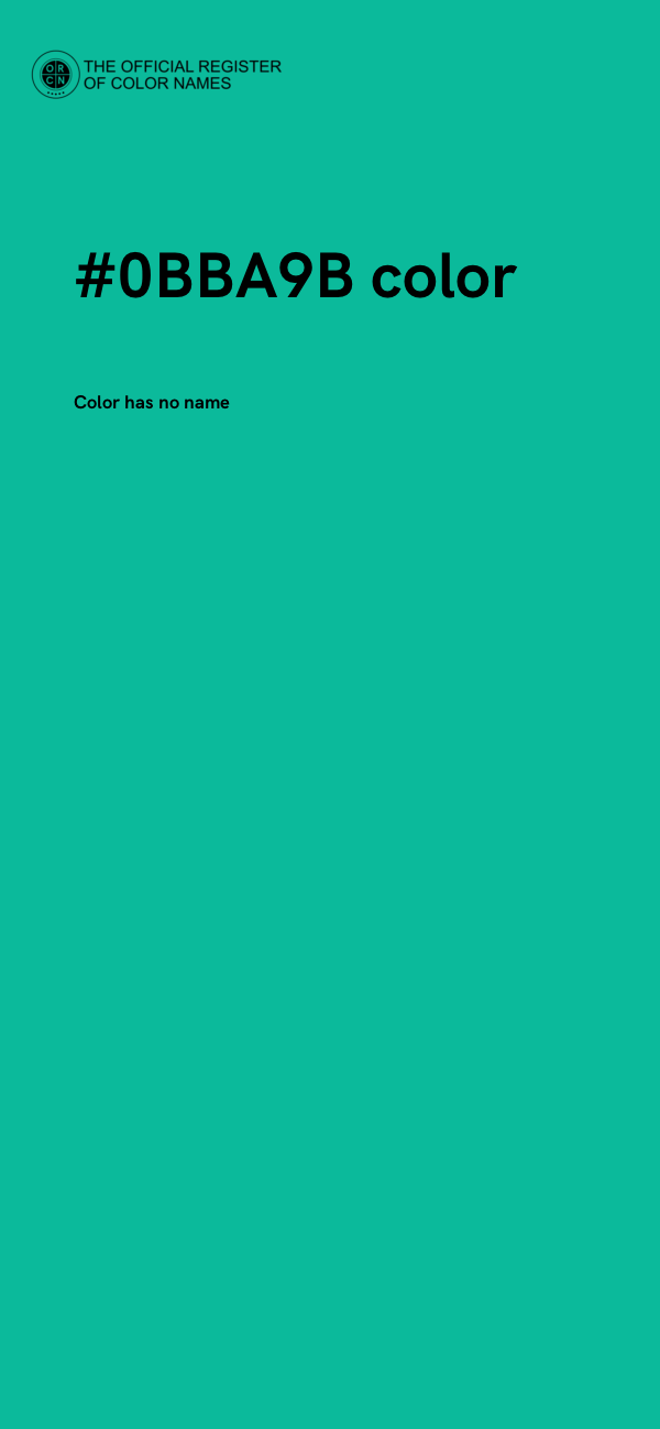 #0BBA9B color image