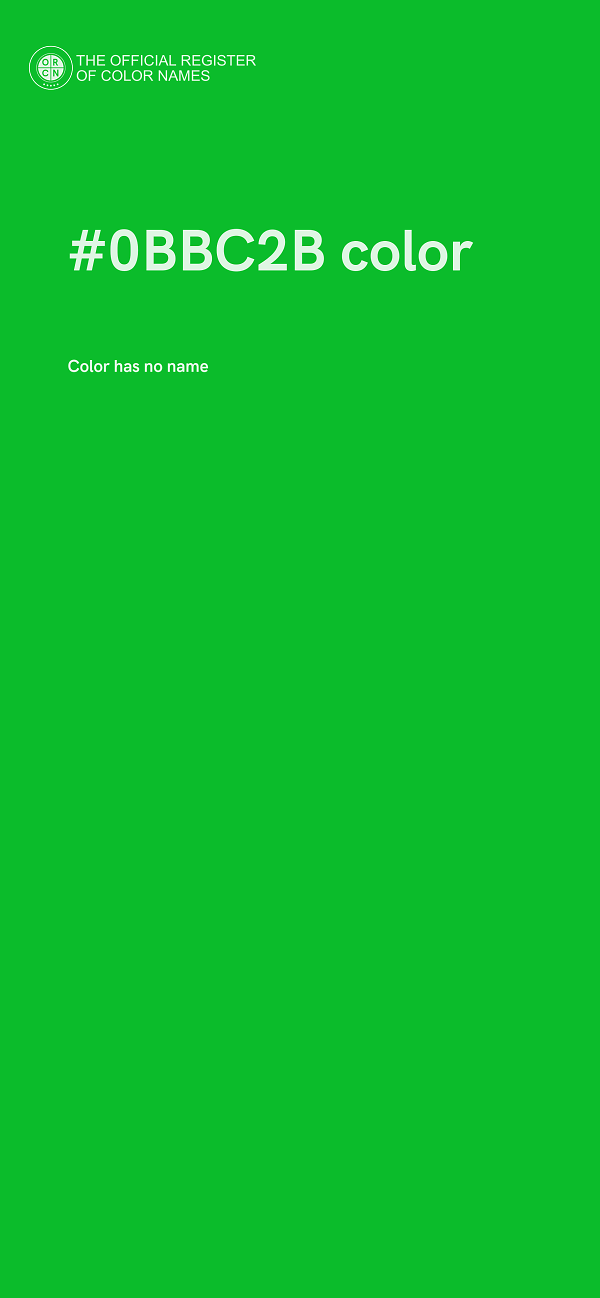 #0BBC2B color image