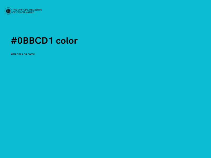 #0BBCD1 color image