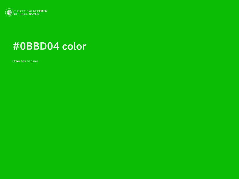 #0BBD04 color image