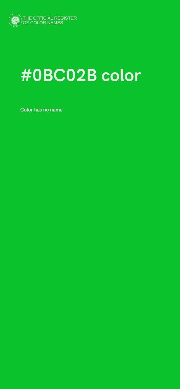 #0BC02B color image