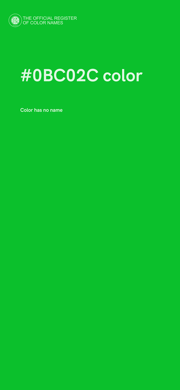 #0BC02C color image