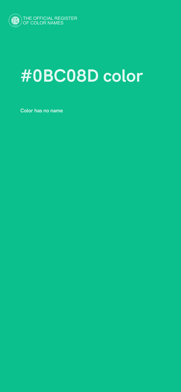 #0BC08D color image