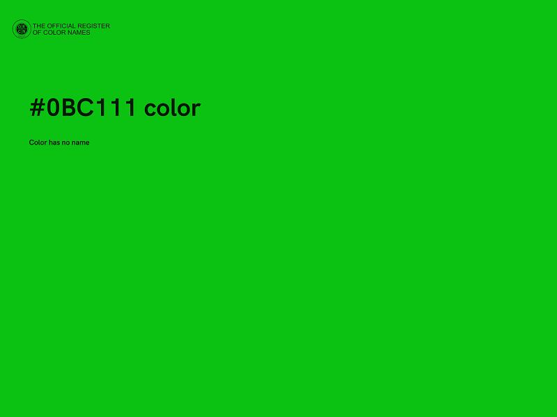 #0BC111 color image