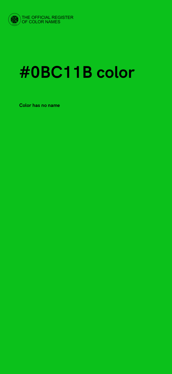 #0BC11B color image