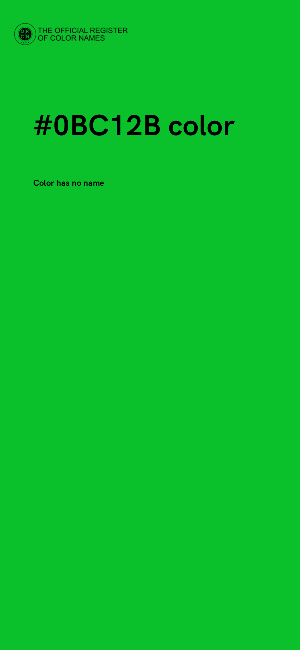 #0BC12B color image
