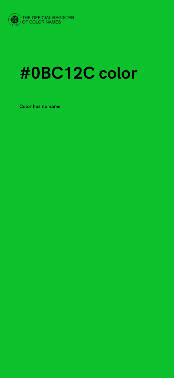 #0BC12C color image